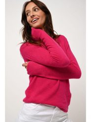 AUTHENTIC CASHMERE Kaszmirowy sweter "Epéna" w kolorze różowym rozmiar: M. Różowe swetry AUTHENTIC CASHMERE, m, bez wzorów, z kaszmiru, bez ramiączek. Za 242.13 zł.