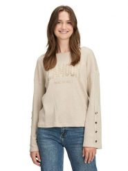 CARTOON Bluza w kolorze beżowym rozmiar: 38. Brązowe bluzy Cartoon, bez wzorów, bez kaptura. Za 129.95 zł.