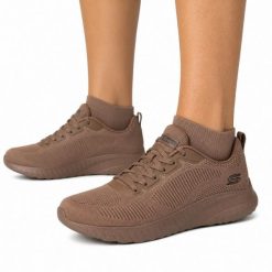Buty damskie sportowe Skechers BOBS SQUAD CHAOSE FACE OFF. Brązowe buty treningowe Wrangler, bez wzorów, z jeansu, bez zapięcia, trekkingowe. Za 239.00 zł.