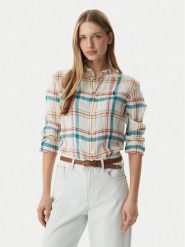 Polo Ralph Lauren Koszula 211970733501 Kremowy Classic Fit. Białe koszule Polo Ralph Lauren, xl, bez wzorów, ze lnu, bez kołnierzyka, bez ramiączek. Za 859.99 zł.