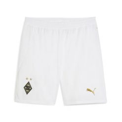 Młodzieżowe szorty Borussia Mönchengladbach 125th Anniversary PUMA. Biała szorty Puma, z aplikacjami, młodzieżowe. Za 179.00 zł.