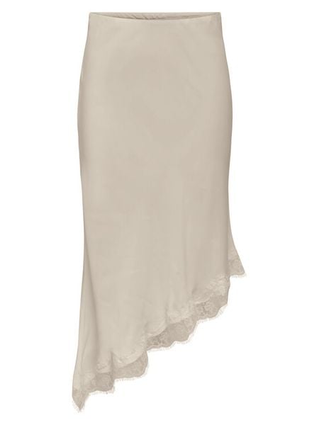 ONLY Spódnica midi Faraya 15380116 Kremowy Slim Fit. Białe spódnice ONLY, l, bez wzorów, z syntetyku, midi. Za 149.99 zł.