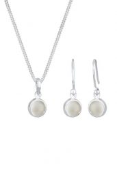 Elli Damski wisiorek okrągły zestaw kolczyki z kamieniem księżycowym pozłacane srebro 925 Sterling Silver Zestawy 1 ct. Szare kolczyki Elli, z kamieniem księżycowym, pozłacane. Za 433.99 zł.
