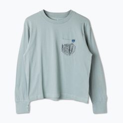 Bluza damska KAVU Westray. Zielone bluzy KAVU, bez wzorów, sportowe, bez ramiączek, bez kaptura. Za 159.99 zł.