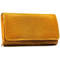 Brązowy portfel damski ze skóry ekologicznej z kieszonką zewnętrzną - 4U Cavaldi. Brązowe portfele 4U Cavaldi, bez wzorów, ze skóry ekologicznej. Za 45.00 zł.