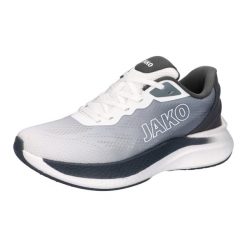 Buty do biegania Jako RiverFlow Lite. Białe buty do biegania JAKO, bez wzorów, z materiału, bez zapięcia, do biegania. Za 493.50 zł.