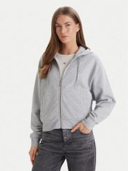 Calvin Klein Jeans Bluza Monogram LV047F208G Szary Relaxed Fit. Szare bluzy Calvin Klein Jeans, xs, bez wzorów, z bawełny, bez ramiączek, bez kaptura. Za 449.99 zł.