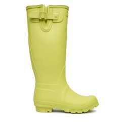 Kalosze Hunter. Zielone kalosze Hunter, bez wzorów, bez zapięcia. Za 349.99 zł.