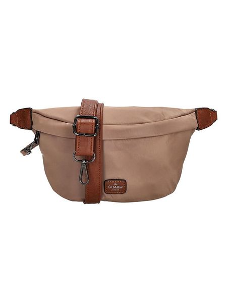 Charm Saszetka w kolorze jasnobrązowym - 22 x 14 x 6 cm rozmiar: onesize. Brązowe nerki i saszetki Charm, bez wzorów, z materiału, sportowe, bez dodatków. Za 117.73 zł.