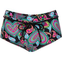 Figi bikini bonprix czarny z nadrukiem. Bikini bonprix. Za 34.99 zł.
