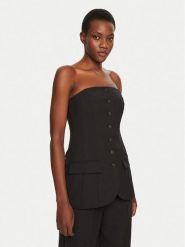 Herskind Bluzka Jacqui 5406134 Szary Slim Fit. Szare bluzki Herskind, bez wzorów, z wełny, bez kołnierzyka, bez ramiączek. Za 689.99 zł.