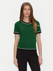Luisa Spagnoli Sweter Mansueti 58509 Zielony Regular Fit. Zielone swetry Luisa Spagnoli, xl, bez wzorów, z wełny, bez ramiączek. Za 449.99 zł.