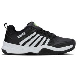 Buty K-Swiss COURT EXPRESS 2 CLAY (04429-064-M). Czarne buty treningowe K-SWISS, bez wzorów, z materiału, bez zapięcia, tenisowe. Za 363.30 zł.