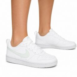 Buty damskie sneakersy sportowe Nike COURT BOROUGH LOW RECRAFT. Białe buty treningowe Nike, bez wzorów, z dresówki, bez zapięcia, trekkingowe, nike court. Za 249.00 zł.