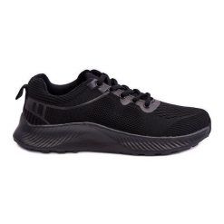 WR1 Klasyczne Damskie Sportowe Buty Sznurowane Czarne Darla. Czarne buty treningowe bez wzorów, bez zapięcia. Za 154.77 zł.