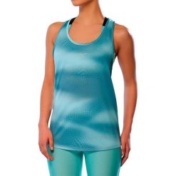 Damski tank top Mizuno Core Graphic. Niebieskie topy Mizuno, bez wzorów, sportowe, bez kołnierzyka, bez ramiączek. Za 170.50 zł.