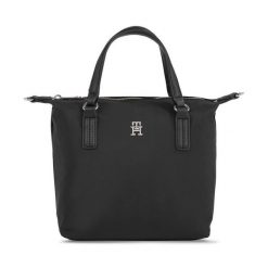 Torebka Tommy Hilfiger. Brązowe shopper bag Tommy Hilfiger, bez wzorów, bez dodatków. Za 649.99 zł.