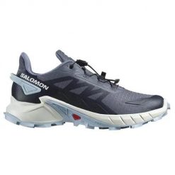 Buty do biegania damskie Salomon Supercross 4. Szare buty do biegania Salomon, bez wzorów, z materiału, bez zapięcia, do biegania. Za 574.00 zł.