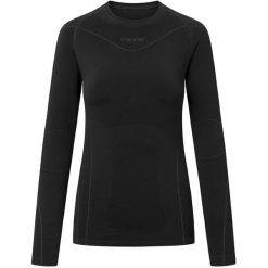 Bielizna damska VIKING Gaja Longsleeve Bamboo. Czarna bielizna termoaktywna damska Viking, bez wzorów, bez ramiączek. Za 179.90 zł.