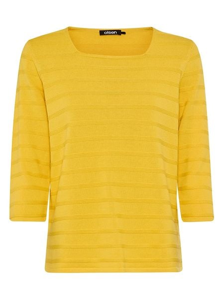 Olsen Sweter w kolorze żółtym rozmiar: 48. Żółte swetry Olsen, bez wzorów, bez ramiączek. Za 124.95 zł.