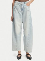 BOSS Jeansy 50558722 Niebieski Balloon Fit. Niebieskie jeansy Boss, bez wzorów, z bawełny. Za 699.99 zł.