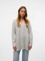 Vero Moda Sweter w kolorze jasnoszarym rozmiar: XS. Szare swetry Vero Moda, xs, bez wzorów, bez ramiączek. Za 57.20 zł.