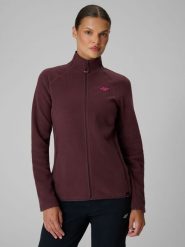 4F Polar trekkingowy ze stójką Polartec damski - brązowy XL. Brązowe bluzy z polaru 4f, l, bez wzorów, z materiału, trekkingowe. Za 299.99 zł.