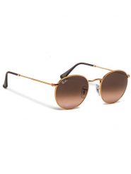 Ray-Ban Okulary przeciwsłoneczne Round Metal 0RB3447 9001A5 Brązowy. Brązowe okulary przeciwsłoneczne Ray-Ban, bez wzorów, z syntetyku, metalowe. Za 629.00 zł.