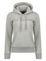 Geographical Norway Bluza "Gadislava" w kolorze szarym rozmiar: M. Szare bluzy z kapturem Geographical Norway, m, bez wzorów, z kapturem. Za 114.98 zł.