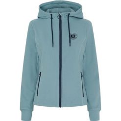 Bluza damska z kapturem Equipage Abigail. Niebieskie bluzy z kapturem EQUIPAGE, l, bez wzorów, z elastanu, z kapturem, do jazdy konnej. Za 302.00 zł.