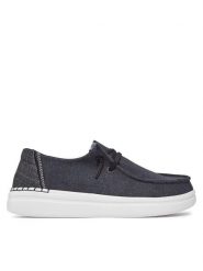 Hey Dude Półbuty Wendy Rise 40074 Czarny. Czarne półbuty wsuwane Hey dude, bez wzorów, z materiału, bez obcasa, na płaskiej podeszwie. Za 199.99 zł.