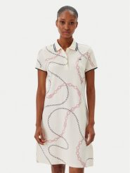 Tommy Hilfiger Sukienka codzienna WW0WW45532 Beżowy Regular Fit. Brązowe sukienki Tommy Hilfiger, na co dzień, xs, bez wzorów, z bawełny, bez kołnierzyka, bez ramiączek, proste. Za 569.99 zł.