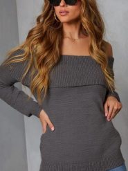 Milan Kiss Sweter w kolorze szarym rozmiar: XL. Szare swetry Milan Kiss, xl, bez wzorów, ze splotem, bez ramiączek. Za 104.99 zł.