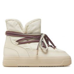 Śniegowce Tommy Hilfiger. Brązowe śniegowce Tommy Hilfiger, bez wzorów, bez zapięcia. Za 699.99 zł.