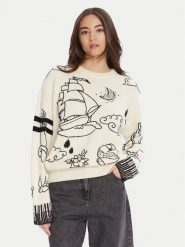 PINKO Sweter Andros 105427 A2PK Écru Regular Fit. Swetry Pinko, m, bez wzorów, z wełny, bez ramiączek. Za 1,429.00 zł.
