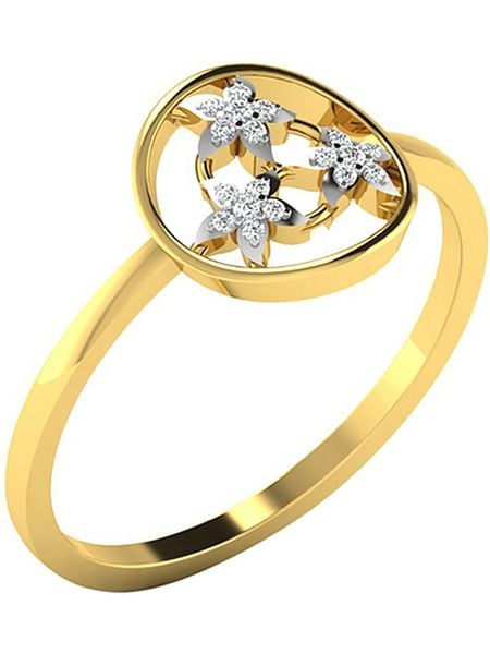 Diamant Vendôme Złoty pierścionek z diamentami rozmiar: 64. Żółte pierścionki Diamant Vendôme, z diamentem, złote. Za 848.99 zł.