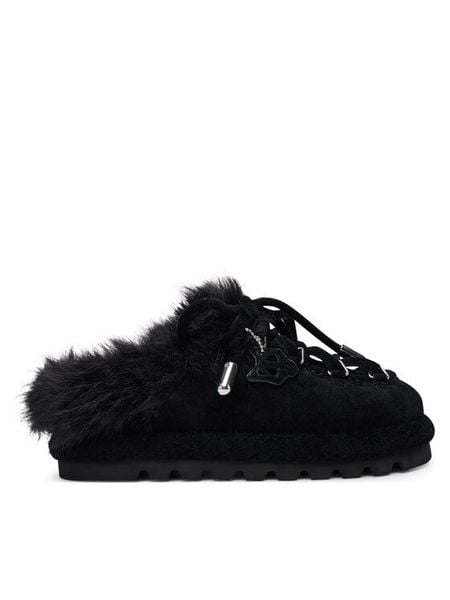 Naked Wolfe Śniegowce HARLOW Czarny. Czarne śniegowce Naked Wolfe, bez wzorów, ze skóry, bez zapięcia. Za 1,059.00 zł.