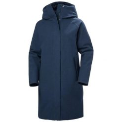 Damska kurtka wodoodporna Helly Hansen Frogner. Niebieskie kurtki Helly Hansen, l, bez wzorów, z materiału, eleganckie, bez kaptura. Za 1,123.00 zł.
