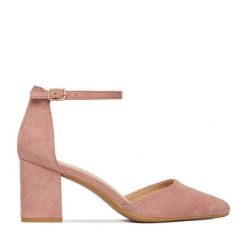 Czółenka JENNY. Czerwone czółenka Jenny, bez wzorów, bez obcasa, bez zapięcia. Za 119.99 zł.