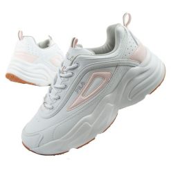 Buty sportowe damskie Fila Skye ZP. Białe buty treningowe Fila, bez wzorów, bez zapięcia. Za 249.00 zł.
