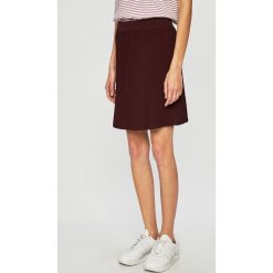 Vila - Spódnica. Szare spódnice Vila, l, bez wzorów, z dzianiny, mini, rozkloszowane. W wyprzedaży za 49.90 zł.