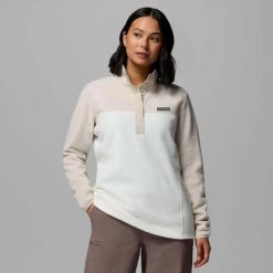 Bluza Columbia Benton Springs 1/2 Snap P Różowa. Czerwone bluzy Columbia, xl, bez wzorów, bez ramiączek, bez kaptura. Za 149.00 zł.