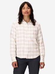 Marmot Flanelowa koszula funkcyjna "Stonepeak" w kolorze biało-beżowym rozmiar: XS. Białe koszule Marmot, xs, bez wzorów, z materiału, sportowe, bez kołnierzyka, bez ramiączek. Za 130.99 zł.