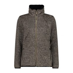 Bluza damska turystyczna CMP 34H2976. Czarne bluzy CMP, l, bez wzorów, sportowe, bez ramiączek, bez kaptura. Za 297.50 zł.