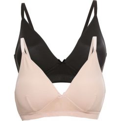 Biustonosz bez fiszbinów (2 szt.) bonprix cielisty + czarny. Biustonosze marki bonprix. Za 39.98 zł.