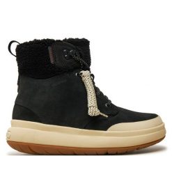 Śniegowce Merrell. Czarne śniegowce Merrell, bez wzorów, bez zapięcia. Za 649.99 zł.