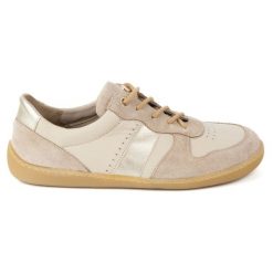 Olivier Damskie buty barefoot model 1773POL beżowe sneakersy beżowy. Brązowe buty treningowe w ażurowe wzory, ze skóry, bez zapięcia, trekkingowe. Za 438.49 zł.