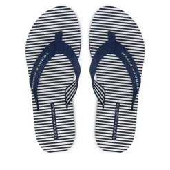 Japonki Tommy Hilfiger. Niebieskie japonki Tommy Hilfiger, bez wzorów. Za 169.99 zł.