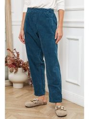 Joséfine Spodnie "Altazar" w kolorze turkusowym rozmiar: M. Niebieskie spodnie materiałowe Joséfine, bez wzorów, z materiału. Za 187.96 zł.