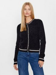 Liu Jo Sport Kardigan TF3225 MA85N Czarny Regular Fit. Czarne swetry Liu Jo Sport, xl, bez wzorów, z syntetyku, sportowe, bez ramiączek. Za 399.99 zł.